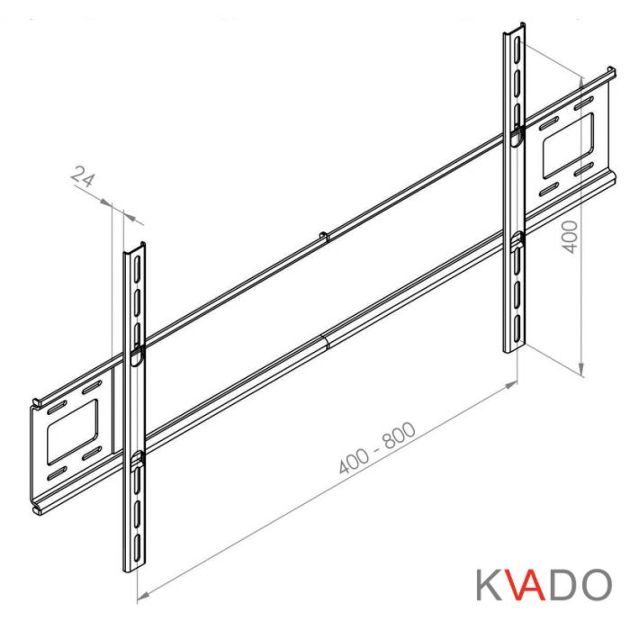 Кронштейн КВАДО К-66 (VESA800х400)