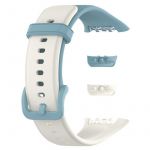 Силіконовий ремінець BeCover для Oppo Band 2 Blue-White (709475)