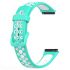 Ремінець BeCover Vents Style для Huawei Band 7/Honor Band 7 Turquoise-White (709444)