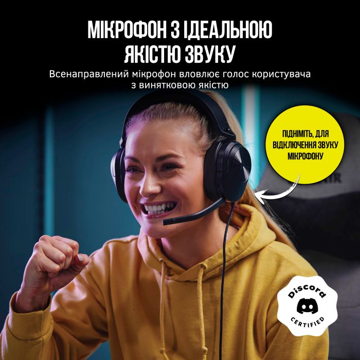 Гарнiтура Corsair HS55 Surround Headset Carbon (CA-9011265-EU)