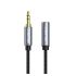 Кабель Cabletime Audio 3.5 мм - 3.5 мм (M/F), 0.3 м, Black, 3 pin (CF11D)