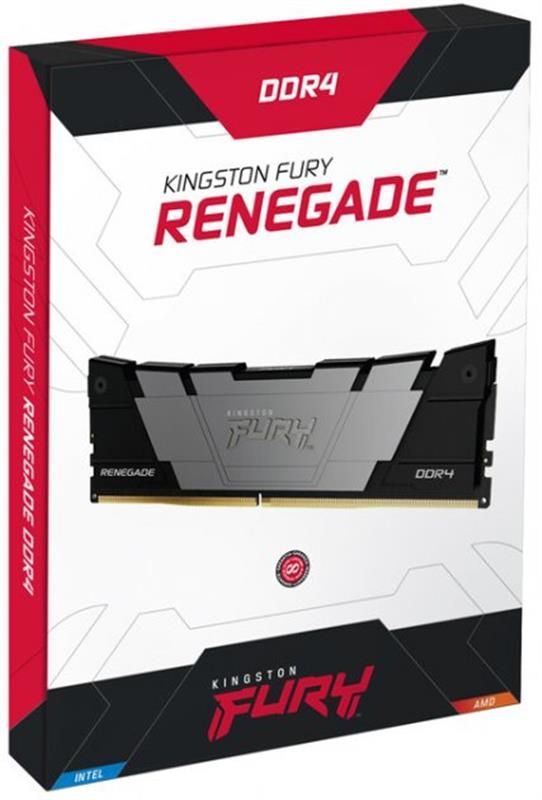 Модуль пам`яті DDR4 16GB/4000 Kingston Fury Renegade Black (KF440C19RB12/16)