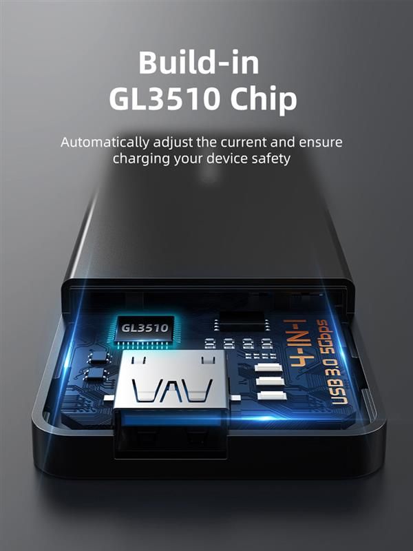 USB-хаб Cabletime CB02B 4 ports