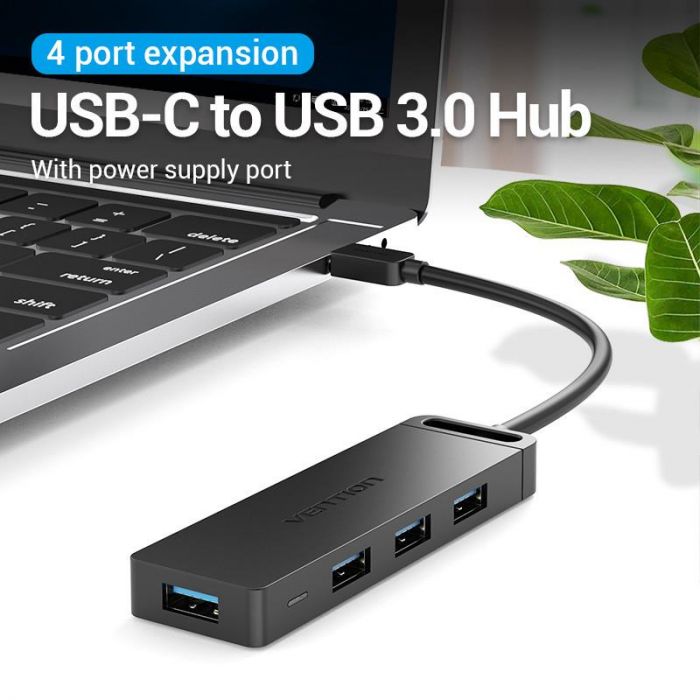 USB-хаб Vention TGKBB 4 ports Black