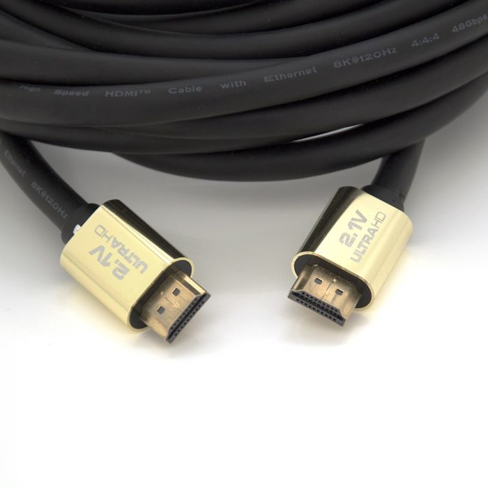 Кабель Merlion HDMI - HDMI V 2.1, (M/M), 5 м, Black (YT-HDMI(M)/(M)8KV2.1-5.0m/19116)