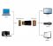 Адаптер Cablexpert DisplayPort-VGA, M/F, чорний (A-DPM-VGAF-01) пакет