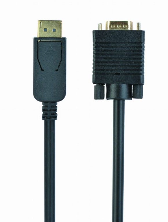 Кабель Cablexpert DisplayPort - VGA (M/M), 1.8 м, чорний (CCP-DPM-VGAM-6) пакет