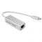 Адаптер Vinga USB Type-C - RJ-45 (M/F) Silver (VCPATC2GBLNS)
