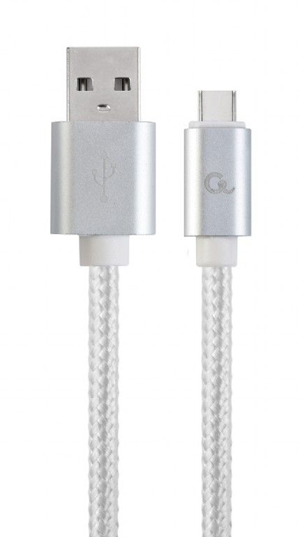 Кабель Cablexpert (CCB-mUSB2B-AMCM-6-S) USB 2.0 - USB Type-C, 1.8м, сріблястий