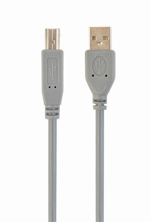 Кабель Cablexpert  CCP-USB2-AMBM-6G USB 2.0 AM/BM 1,8 м, сірий