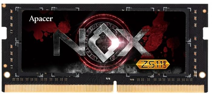 Модуль пам`ятi SO-DIMM 16GB/3200 DDR4 Apacer NOX Black (A4S16G32CLYBDAA-1)