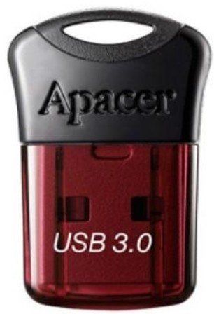 Флеш-накопичувач USB3.2 64GB Apacer AH157 Black/Red (AP64GAH157R-1)