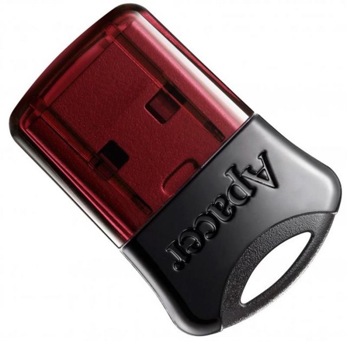 Флеш-накопичувач USB3.2 64GB Apacer AH157 Black/Red (AP64GAH157R-1)