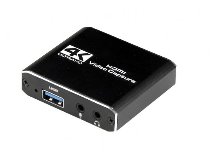 Адаптер Cablexpert HDMI - HDMI+USB+3.5 мм (F/F), Black (UHG-4K2-01)