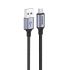 Кабель Foneng X95 Metal Head Braided Cable USB - USB-C (M/M) 3A 1.2 м Black (X95-CA-TC)