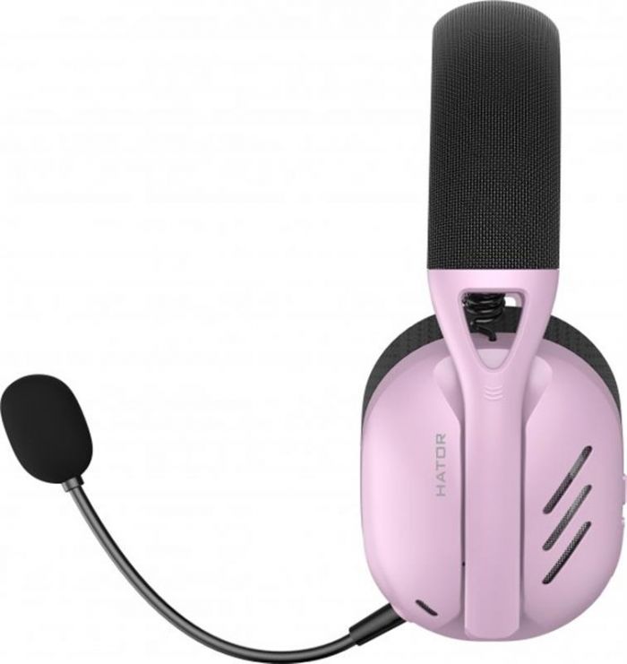 Bluetooth-гарнiтура Hator Hyperpunk 2 Wireless Tri-mode Black/Lilac (HTA-859)