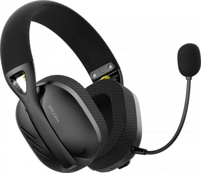 Bluetooth-гарнiтура Hator Hyperpunk 2 Wireless Tri-mode Black (HTA-855)