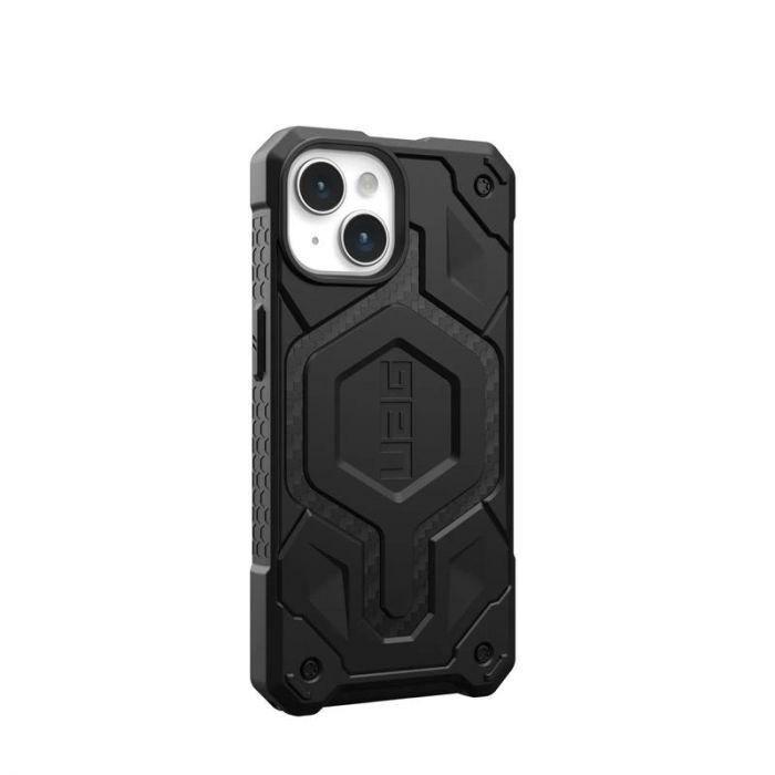 Чохол-накладка Urban Armor Gear Monarch Pro Magsafe для Apple iPhone 15 Carbon Fiber (114219114242)