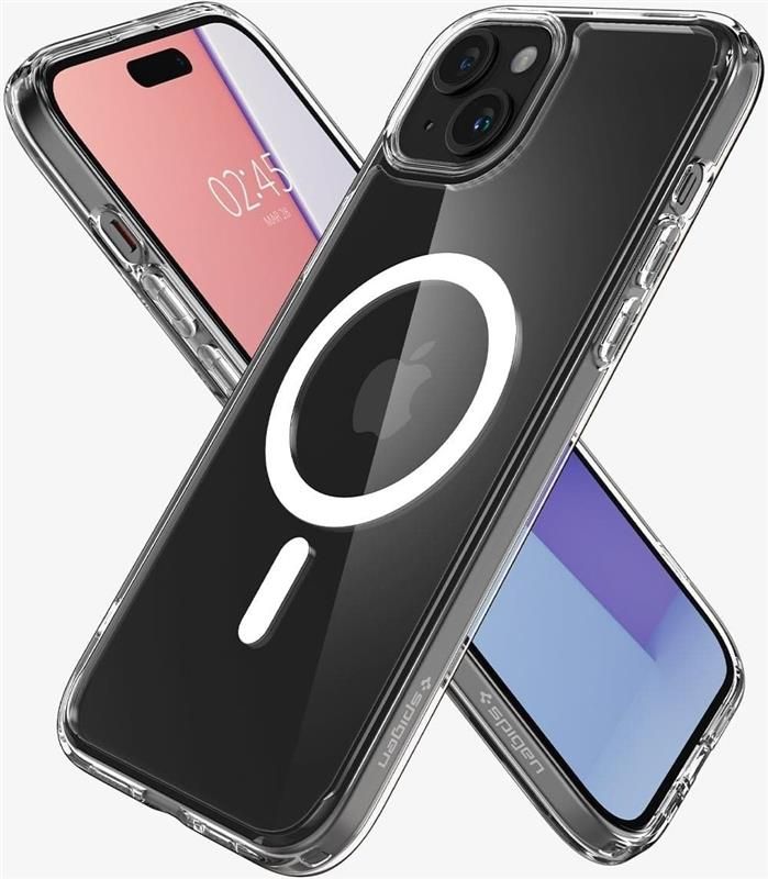 Чохол-накладка Spigen Ultra Hybrid MagFit для Apple iPhone 15 White (ACS06802)
