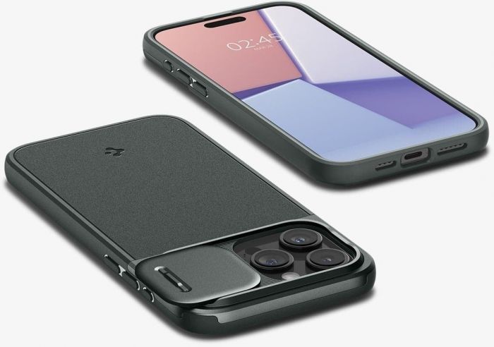 Чохол-накладка Spigen Optik Armor MagFit для Apple iPhone 15 Pro Abyss Green (ACS06739)