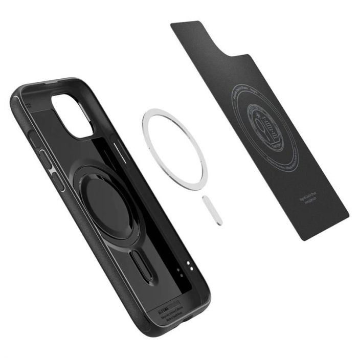 Чохол-накладка Spigen Mag Armor MagFit для Apple iPhone 15 Matte Black (ACS06815)
