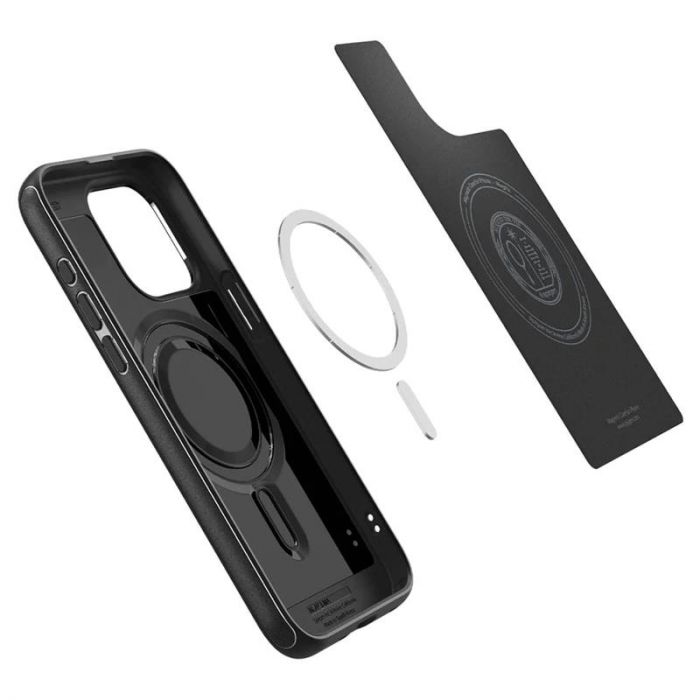 Чохол-накладка Spigen Mag Armor MagFit для Apple iPhone 15 Pro Max Matte Black (ACS06597)