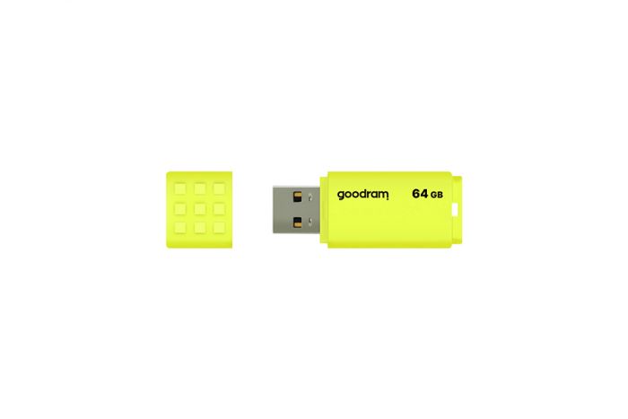 Флеш-накопичувач USB2.0 64GB GOODRAM UME2 Yellow (UME2-0640Y0R11)