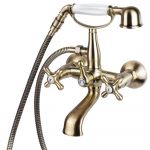 Змішувач BRENTA ½" для ванни излив поворотний дивертор вбудований картріджний CORSO FE-2C152K (9679204)