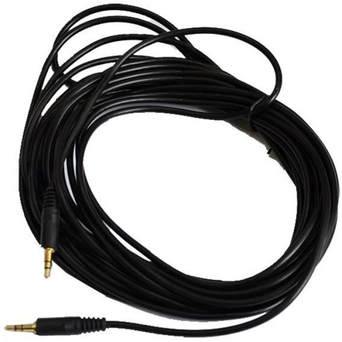 Аудіо-кабель Atcom 3.5 мм - 3.5 мм (M/M), 7.5 м, чорний (17438) пакет