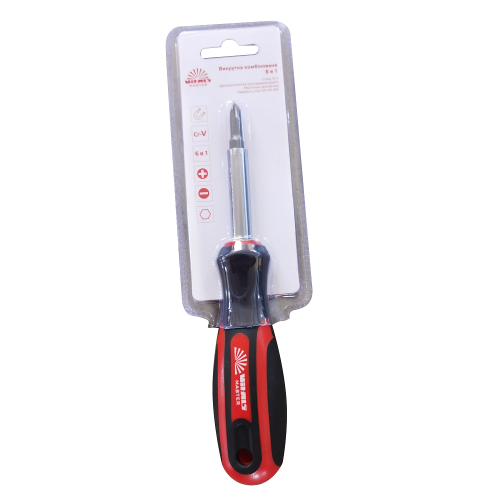 Викрутка комбінована Vitals Master, 6 в 1