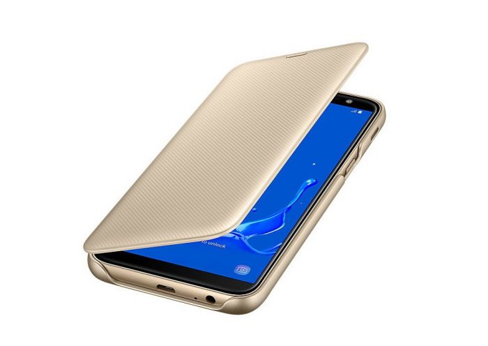 Чохол-книжка Samsung Wallet Cover для Samsung Galaxy J6 SM-J600 Gold (EF-WJ600CFEGRU)