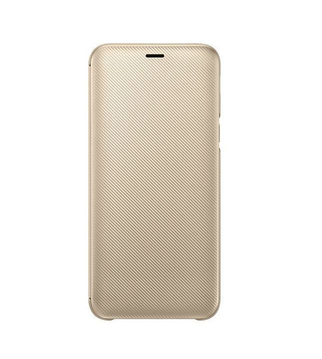 Чохол-книжка Samsung Wallet Cover для Samsung Galaxy J6 SM-J600 Gold (EF-WJ600CFEGRU)