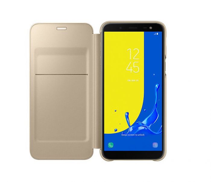 Чохол-книжка Samsung Wallet Cover для Samsung Galaxy J6 SM-J600 Gold (EF-WJ600CFEGRU)