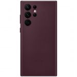 Чохол-накладка Samsung Leather Cover для Samsung Galaxy S22 Ultra SM-S908 Burgundy (EF-VS908LEEGRU)