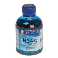 Чорнило WWM для HP C8766/C9361/C9363 (Cyan) H34/C 200г