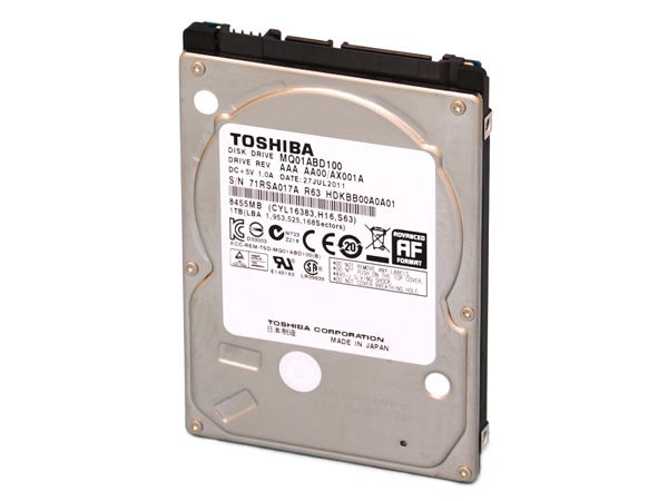 Накопичувач HDD 2.5" SATA 1Tb Toshiba, 5400rpm, 8Mb,6  (MQ01ABD100)