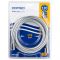 Шланг для душа ½"" ПВХ 3-х шаровий з підшипником сріблястий 175см CORSO XB-0136 (9691612)