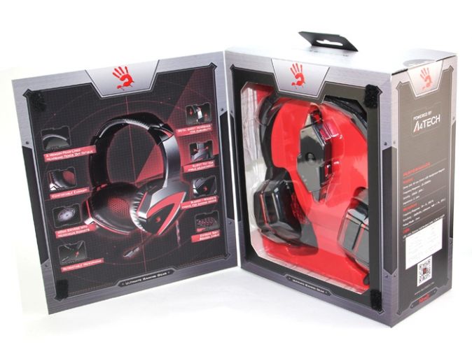 Гарнитура A4Tech Bloody G501 Black/Red