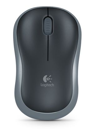 Мишка бездротова Logitech M185 (910-002238) Grey USB