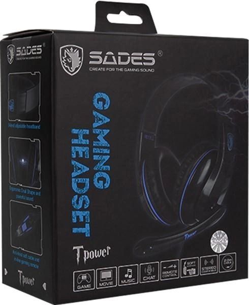 Гарнітура Sades SA-701 Black/Blue (sa701blj)