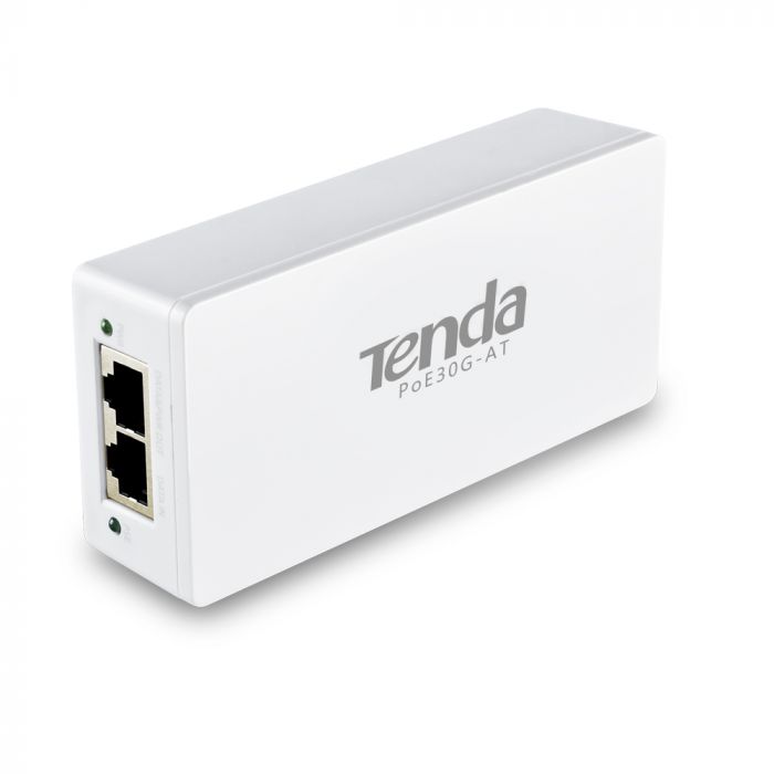 Инжектор TENDA PoE30G-AT Гигабитный