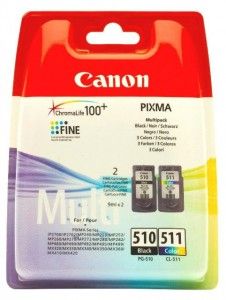 Картридж CANON (PG-510/CL-511) Pixma MP240/250/260/270/272/280/MX320/330 Multipack (2970B010)