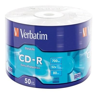 CD-R Verbatim (43787) 700Mb 52x Wrap-box 50 шт Extra