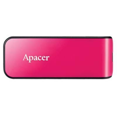 Флеш-накопичувач USB 16GB Apacer AH334 Pink (AP16GAH334P-1)