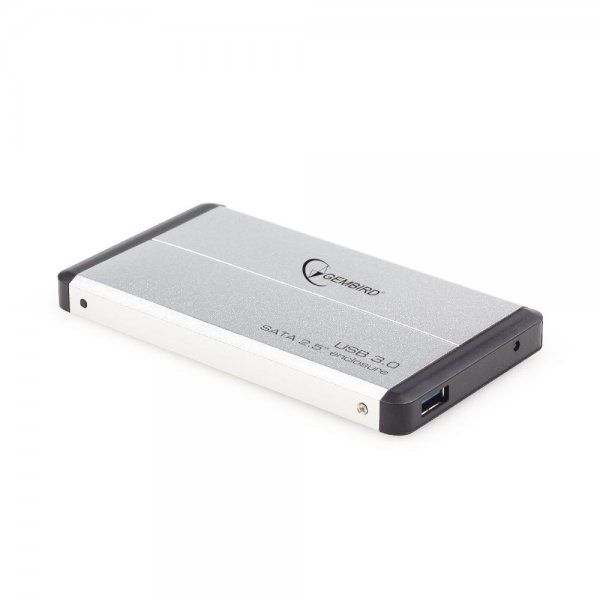 Зовнішня кишеня Gembird для підключення SATA HDD 2.5", USB 3.0, Silver (EE2-U3S-2-S)