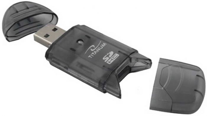 Картрідер USB2.0 Gembird FD2-SD-1 Gray