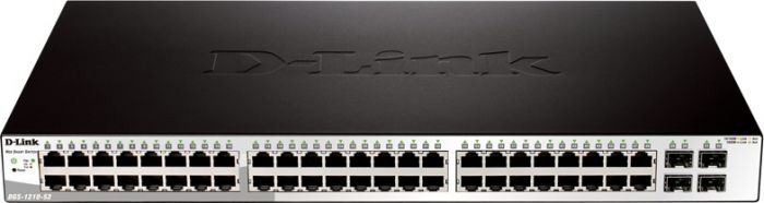 Комутатор D-Link DGS-1210-52 48Port Gbit, 4SFP, Smart