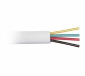 Кабель телефонный Atcom 100 м. CCS, 26AWG, 4 жилы, белый