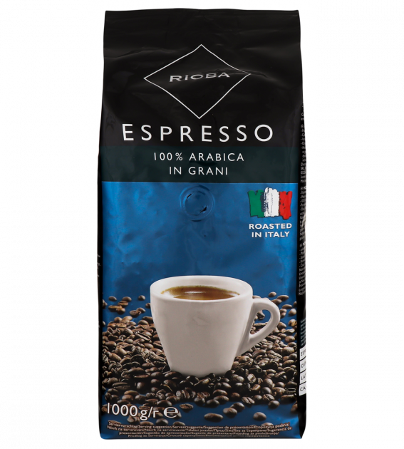 Кава Rioba Espresso натуральна смажена в зернах 1000г