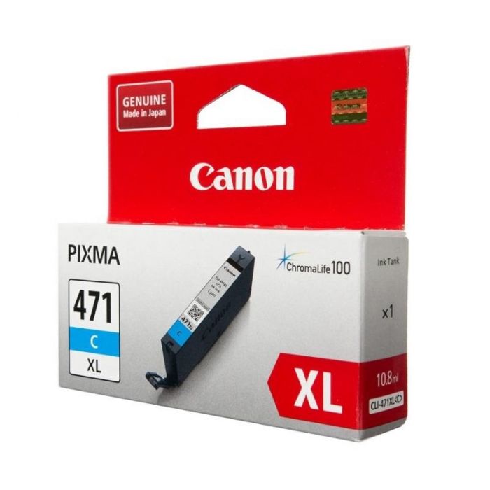 Картридж Canon (CLI-471XL) PIXMA MG5740/MG6840 Cyan (0347C001)